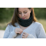 Porte-bébé tube Easy Sling Wacotto Gris Chiné