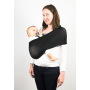 Porte-bébé tube Easy Sling Wacotto Noir Intense