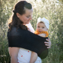 Porte-bébé tube Easy Sling Wacotto Noir Intense