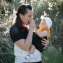 Porte-bébé tube Easy Sling Wacotto Noir Intense