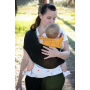 Porte-bébé tube Easy Sling Wacotto Noir Intense
