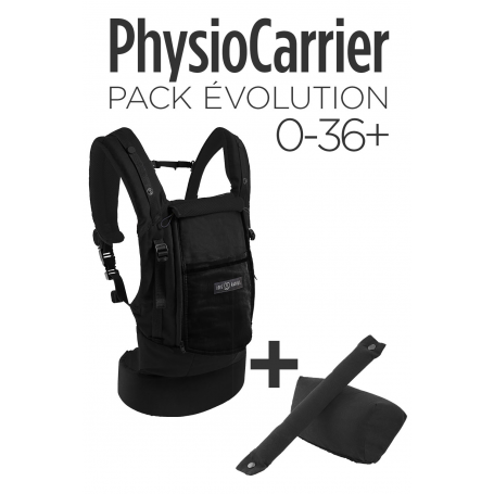 Bundle Physiocarrier Coton Noir poche Noire + Booster Noir de Love Radius by JPMBB