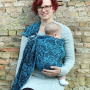 Ring Sling Yaro Ava Contra Black-Blue Glam