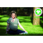 Echarpe de portage Love Radius Basic Misty Green en coton bio