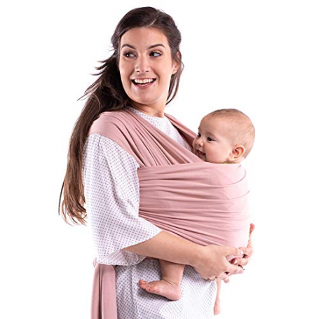 Echarpe de Portage Bebe, Porte Bébé Facile en 100% Coton, Porte bebe tissu,  Couverture de Portage, Kangourou Porte Bebe, Echarpe Porte Bebe, Liste de Naissance  Bébé, Cadeau de Naissance Mixte (T1) 