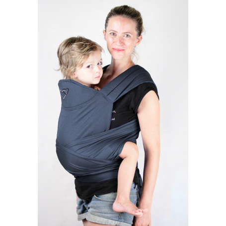 Porte-bébé Maxi-Tai Stormy Blue de Ling Ling d'Amour