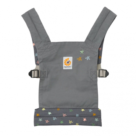 Porte-poupon Yaro Mini Hug Pussycat Black Grey - Porte poupon pour enfants  Yaro Slings YFPCTBKGRDCR - Bébéluga