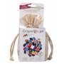 Sachet de 32 Crayon Rocks dans son sachet de transport en coton écru