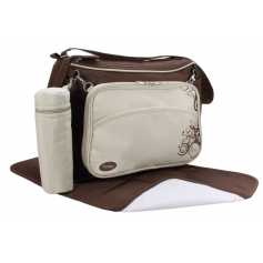 Sac à langer Tinéo Choco / Beige