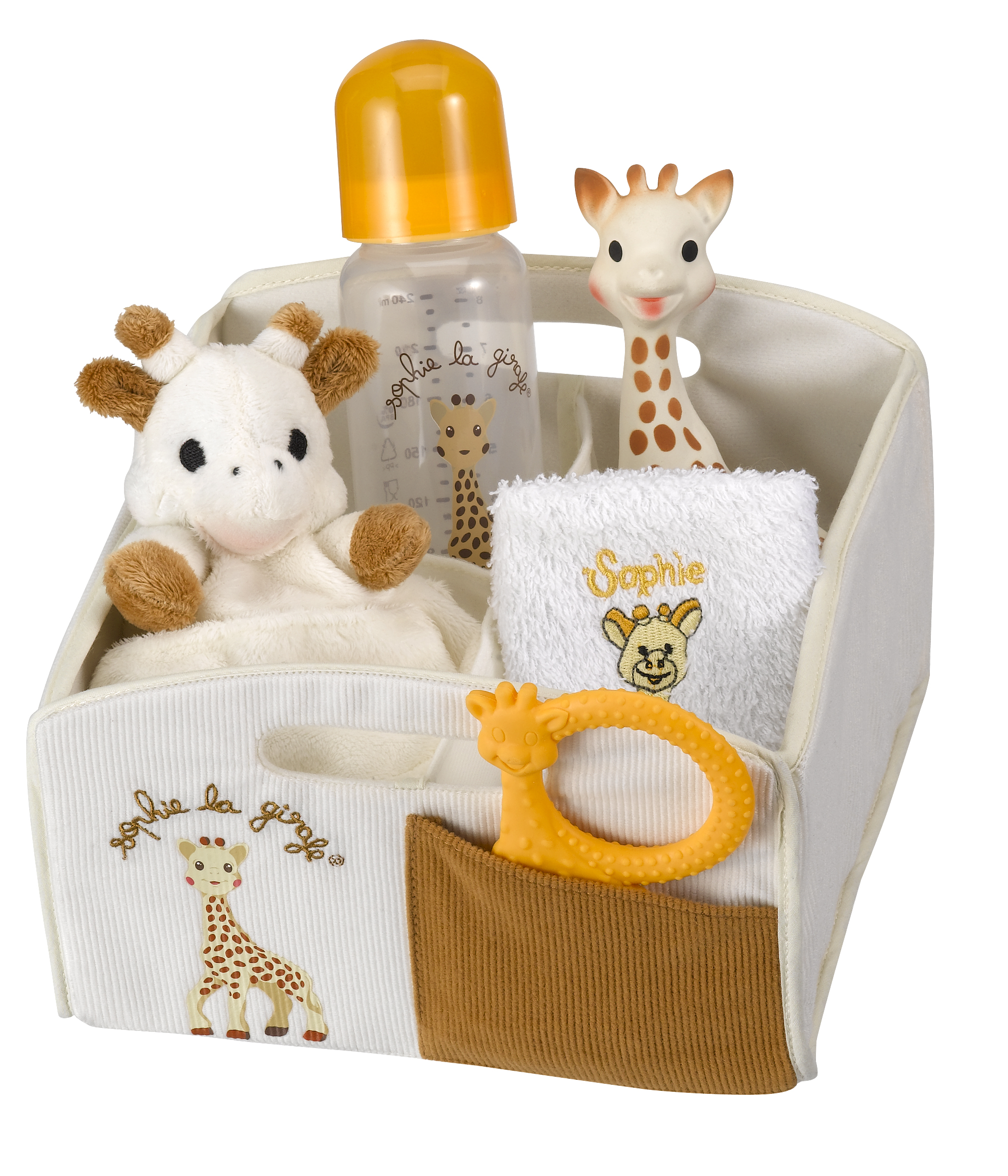 Coffret naissance Sophie'doux couverture bébé et Sophie la girafe