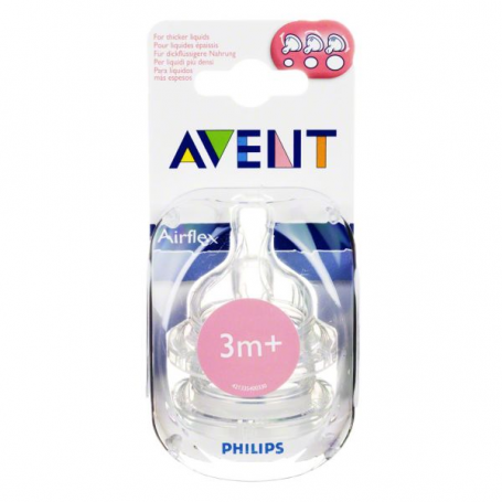 Tétine Classic+ 3m+ débit variable Philips Avent - 2 pièces