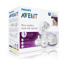 Tire-lait manuel Avent Natural + biberon 125ml