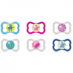 Sucette en silicone MAM 6m+ Collerette épurée