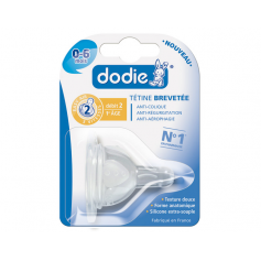 Lot de 2 tétines Dodie débit 2 (moyen)