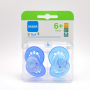 Lot de 2 sucettes 6m+ phosphorescentes MAM