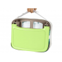 Réhausseur compact Taupe / Vert amande