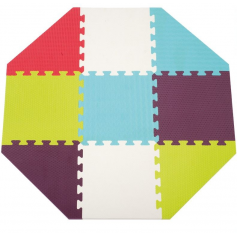 Tapis enfant en mousse pour fond de parc octogonal de Ludi