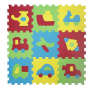 Tapis enfant en mousse Basic Transport de Ludi