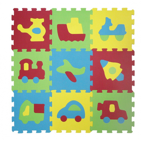 Tapis enfant en mousse Basic Transport de Ludi