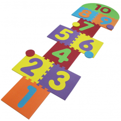 Tapis enfant en mousse Basic Marelle de Ludi