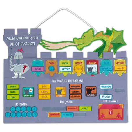 Panneau Calendrier "Chevalier"