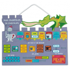 Panneau Calendrier "Chevalier"