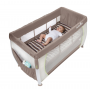 Lit pliant Silver Dream Taupe Amande de Babymoov