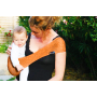 Porte-bébé sling asymétrique Suppori Orange Pressée