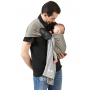 La Petite Echarpe Sans Noeud (PESN) Gris Chiné, Olive