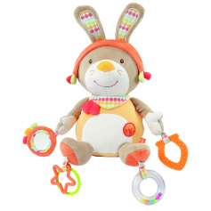 Doudou d'activités Souris Pouf de Babysun