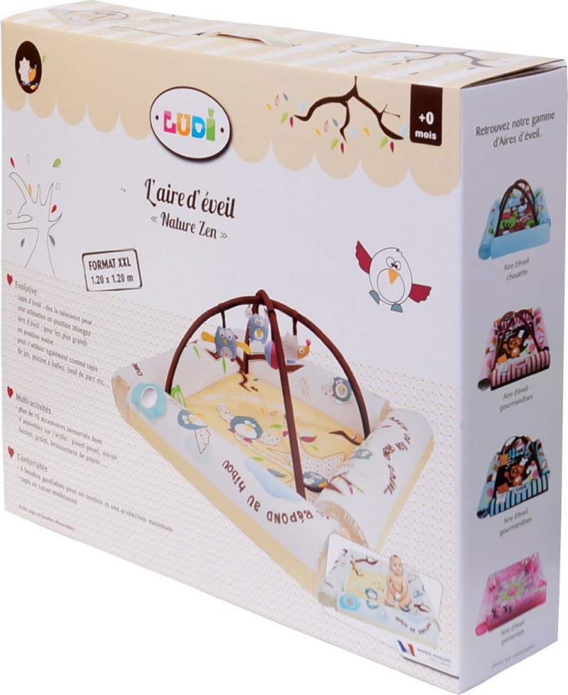 Aire de jeu bébé LUDI Aire de jeu gonflable 2841 Pas Cher 