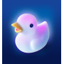 Canard de bain lumineux Ducky