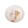 Mon coffret repas Sophie la girafe mélaminé Rose (version Kiwi)