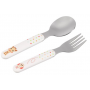 Mon coffret repas Sophie la girafe mélaminé Rose (version Kiwi)