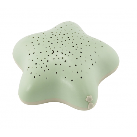 Projecteur musical d'étoiles micro-USB Vert Nature