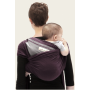 Écharpe de portage JPMBB Originale Prune, Gris Clair