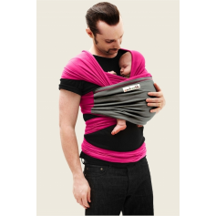 Écharpe de portage JPMBB Fuschia, Elephant