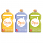 Pack de 3 gourdes Squiz réutilisables + 2 embouts en silicone