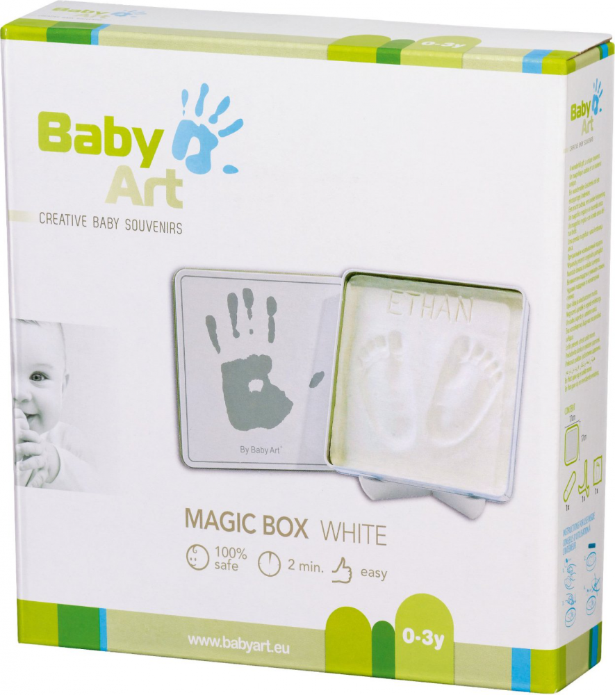 Boîte empreinte bébé Magic Box originale, Baby Art de Baby Art