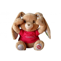 Doudou interactif "Coucou c'est moi" version Lapin