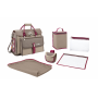 Sac à langer Free Hands Taupe / Hibiscus