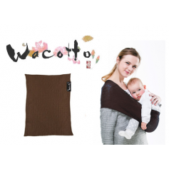 Porte-bébé tube Wacotto Chocolat
