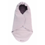Couverture nomade Velours Taupe et Etoiles Candide