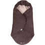 Couverture nomade Velours Taupe et Etoiles Candide