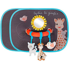 Set de 2 pare-soleil avec arche activités Sophie la girafe