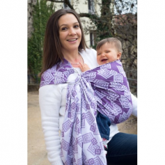 Sling Bulline Jacquard Labyrinthe Violet de Neobulle