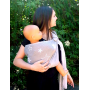 Porte-bébé sling Sukkiri Gris avec étoiles blanches