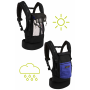 Physiocarrier Coton Noir poche Iris Love Radius by JPMBB