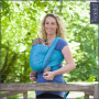 Echarpe de portage Amors Love Arrows Plum de Fidella