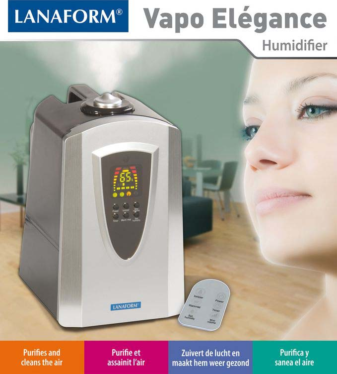 Humidificateur à vapeur chaude / froide Vapo Elegance - Definitive Lanaform  LA120105 - Bébéluga